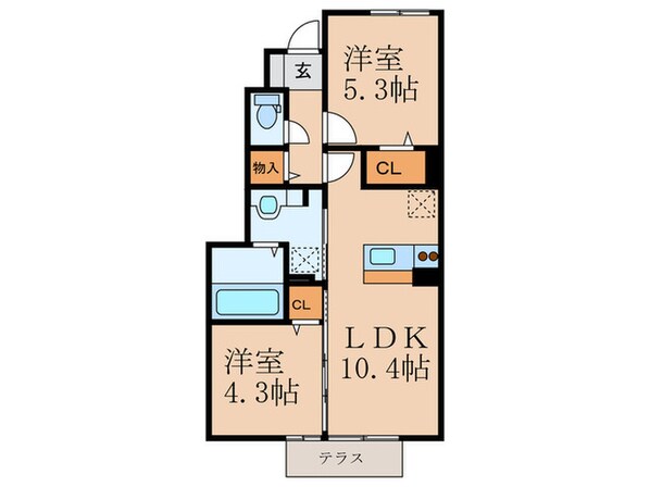 プランドールMの物件間取画像